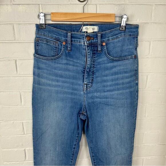 🍓Madewell 11” High Rise Skinny Crop Denim Jeans Size 28 - Picture 5 of 9